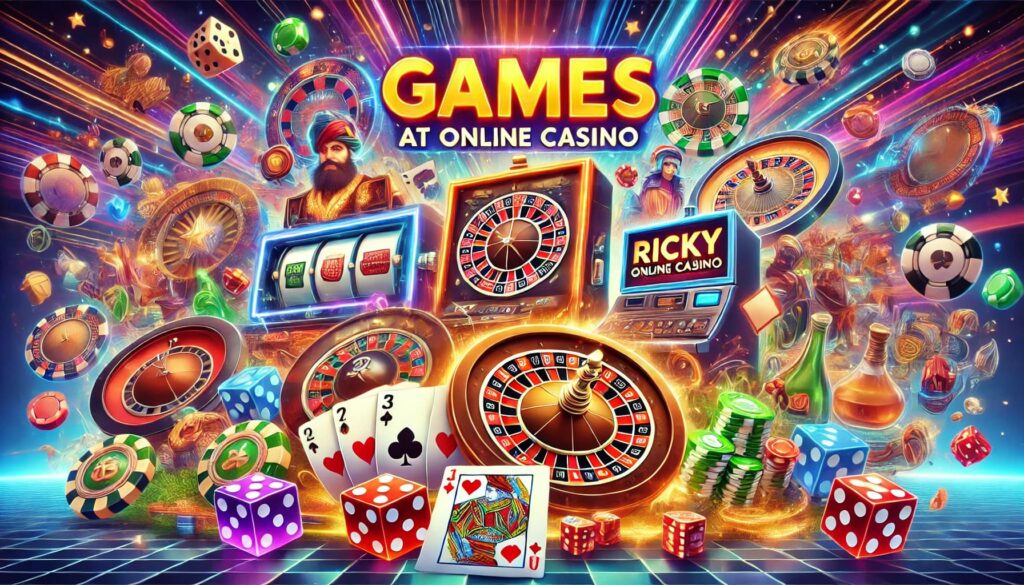 Games at Ricky Online Casino