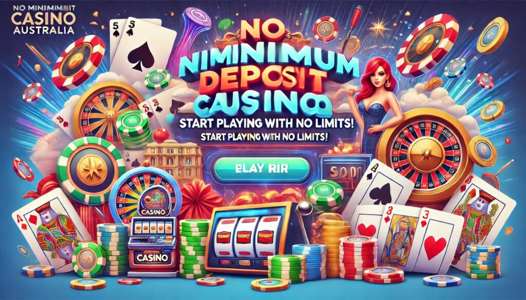 No Minimum Deposit Casino Australia Start Playing with No Limits!